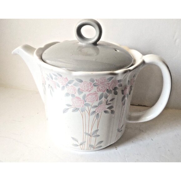 Vintage Sadler Made In England Rose Pattern 4 Cup Teapot 1950's - Picture 12 of 12